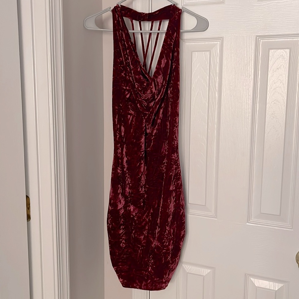 Charlotte Russe Burgundy Dress